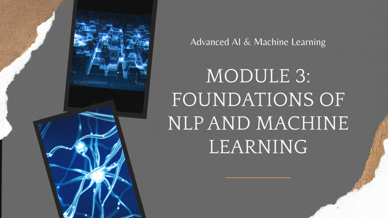 Module 3: NLP & ML Foundations